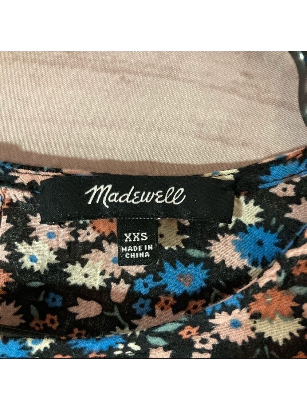 MADEWELL Ruffle Yoke Prairie Top Spring Floral - Picture 13 of 14